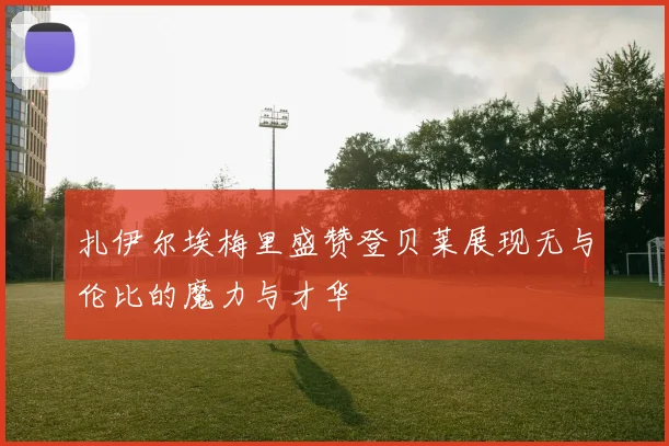 扎伊尔埃梅里盛赞登贝莱展现无与伦比的魔力与才华